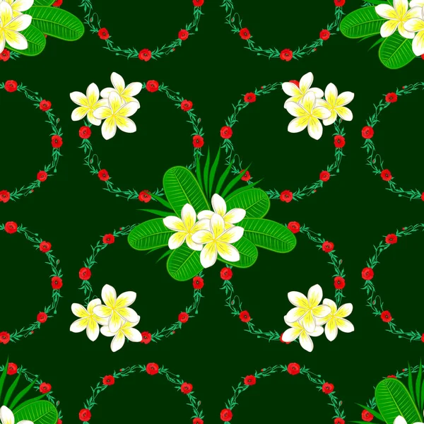 Couleur Motif Vecteur Floral Sans Couture — Image vectorielle