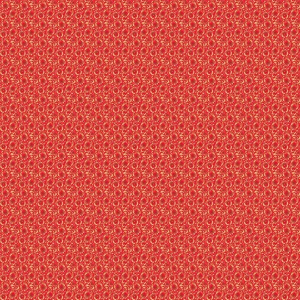 摘要红色背景下的金几何现代设计 装饰艺术风格 金箔的质地 金圆无缝图案 矢量明亮的背景 — 图库矢量图片