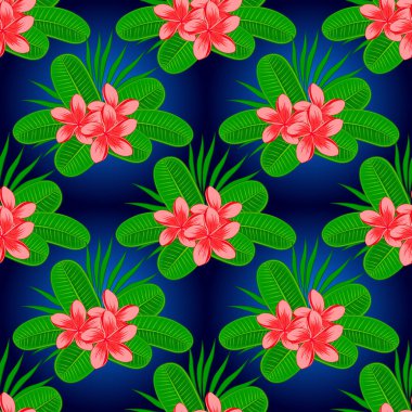 Siyah, yeşil ve mavi renklerde vektörsüz desen. Güzel suluboya çiçekleri, parlak tablolar çiçek desenlerine ilham kaynağı oldu..