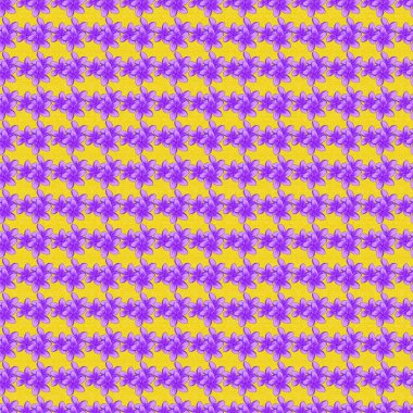 Sarı arka planda suluboya çiçekleri kusursuz desen. Raster romantik arka plan web sayfaları, düğün davetiyeleri, tekstil, duvar kağıdı.