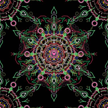 Kesik kağıt dantel dokusu, vektör tül arka plan, girdap gibi pürüzsüz desen. Vektör illüstrasyonu.