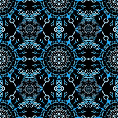 Elle çizilmiş güzel bir tasvir. Karalamalar ve Mandala elementleriyle zarif, pürüzsüz bir desen..