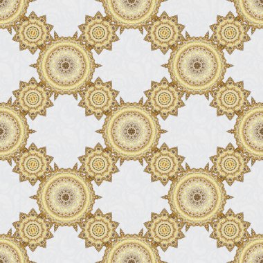 Kusursuz üçgen pullu, lüks altın desenli. Yaratıcılığınız için altın elementlerle birlikte vektör gri arkaplan.