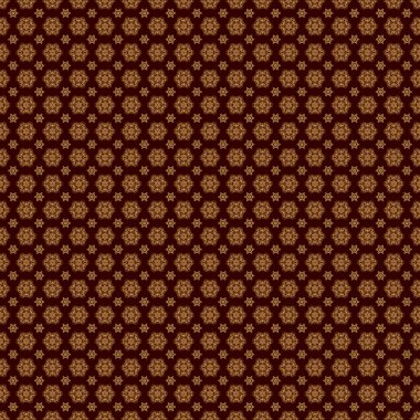 Kart, davetiye, düğün, ambalaj kağıdı için el çizimi desen. Pırıl pırıl altın şeritlerin kusursuz deseni, zikzak sembolü, dalgalı şerit, kahverengi üzerinde pürüzsüz desen altın çizgiler..