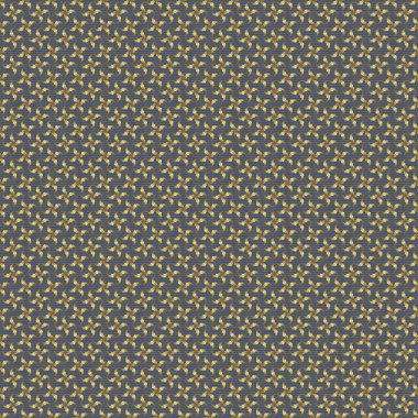 Doodle tarzı Altın Kar Taneleri 'nde Noel' in kusursuz şekli. Kağıt ürünleri, ambalaj, gri arkaplan üzerine tekstil.