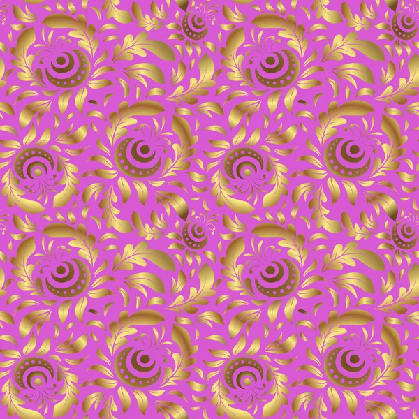 华丽生动的墙纸 族裔和部落的动机 色彩斑斓的抽象背景色彩艳丽的无缝图案 圣诞传统色彩的栅格几何装饰 金黄色紫色 — 图库矢量图片