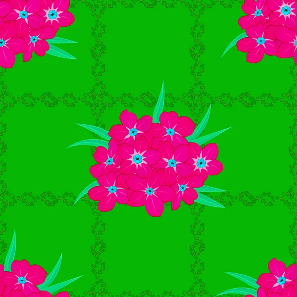 Couleur Motif Vecteur Floral Sans Couture — Image vectorielle