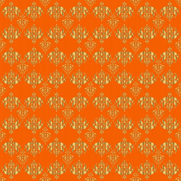 Vector Skinnende Baggrund Abstrakt Guld Geometrisk Moderne Design Orange Baggrund – Stock-vektor