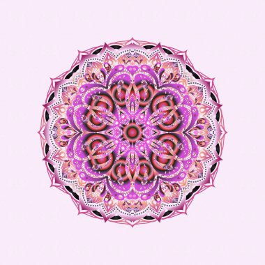 Renksiz çiçek vektör deseni 