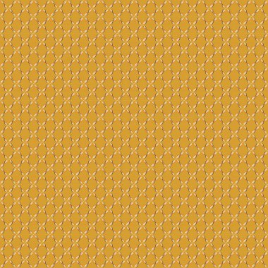 Vektör çizimi. Bej ve sarı renklerde sevimli çiçeklerle kusursuz çiçek deseni..