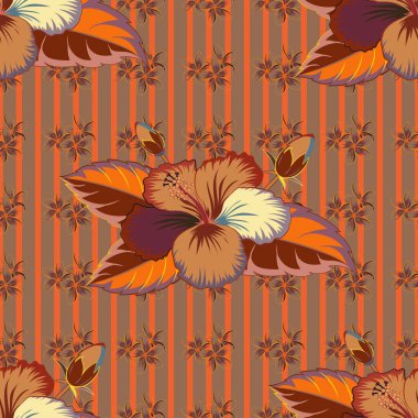 Renksiz çiçek vektör deseni 