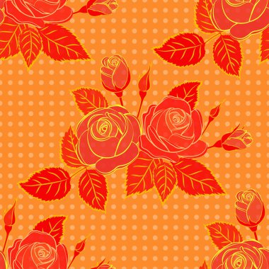 Renksiz çiçek vektör deseni 