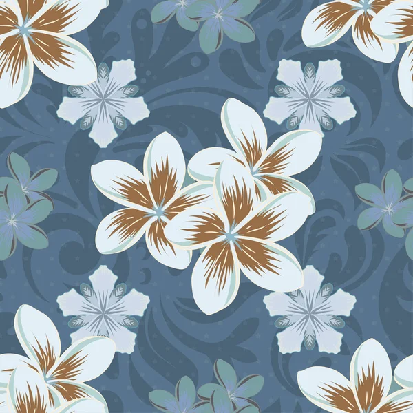 Couleur Motif Vecteur Floral Sans Couture — Image vectorielle