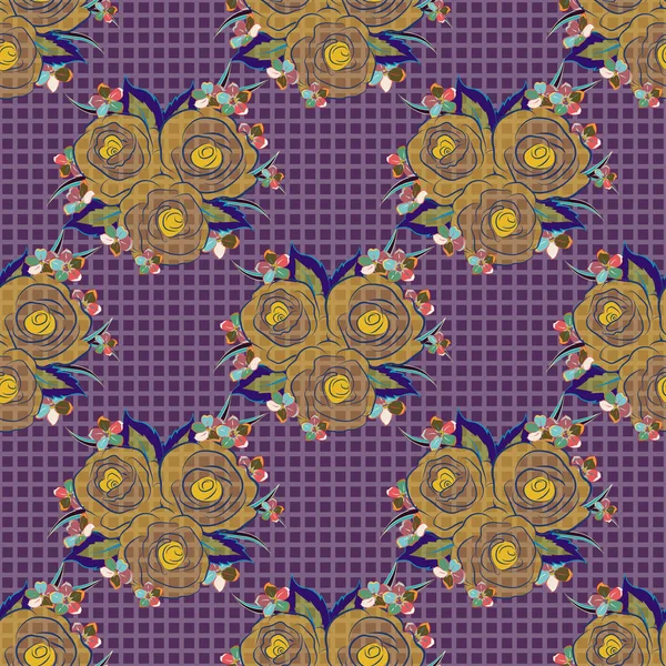 Adorno Floral Vintage Patrón Clásico Abstracto Sin Costura — Archivo Imágenes Vectoriales