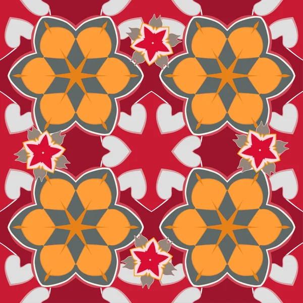 Симпатичный Цветочный Узор Маленьких Цветочках Неровный Бесшовный Рисунок Абстрактные Цветы — стоковый вектор