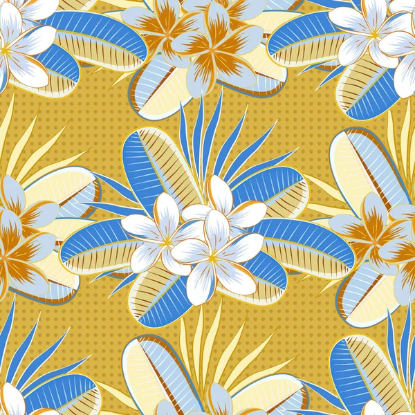 Couleur Motif Vecteur Floral Sans Couture — Image vectorielle