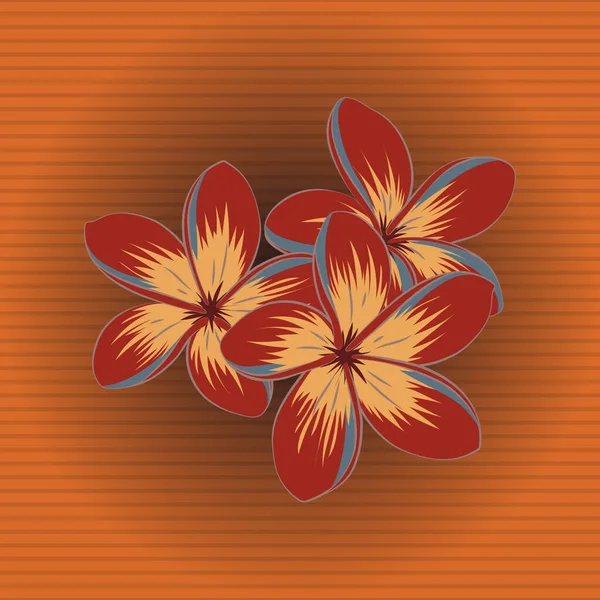 Mooi Patroon Voor Decoratie Design Trendy Print Rode Oranje Bruine — Stockvector