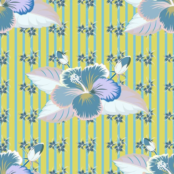 Couleur Motif Vecteur Floral Sans Couture — Image vectorielle