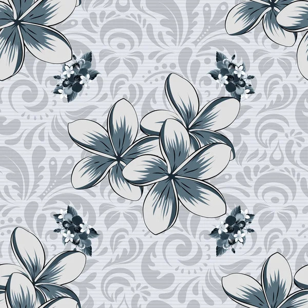 Couleur Motif Vecteur Floral Sans Couture — Image vectorielle