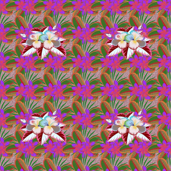 Adorno Floral Vintage Patrón Clásico Abstracto Sin Costura — Archivo Imágenes Vectoriales