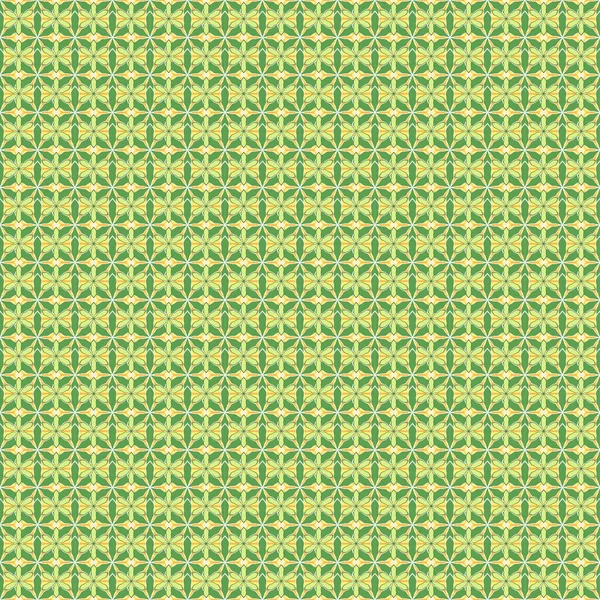 베이지 노란색 초록색으로 꽃무늬가없다 아름다운 추상적 — 스톡 벡터