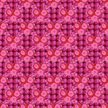 Renksiz çiçek vektör deseni 