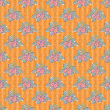 Eski bir çiçek süsü. Soyut klasik dikişsiz desen