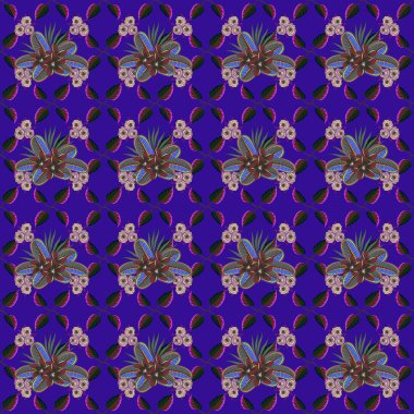 Renksiz çiçek vektör deseni 