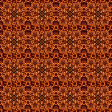 Renksiz çiçek vektör deseni 