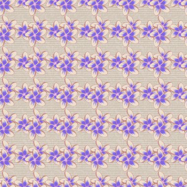 Vektör Çiçeği konsepti. Duvar kağıdı, web sitesi arka planı ve ambalaj kağıdı için kusursuz çiçek deseni kullanılabilir. Yaz tasarımı. Yaprak doğal varisli desen.