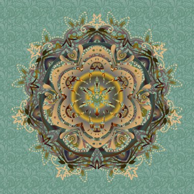 Renksiz çiçek vektör deseni 