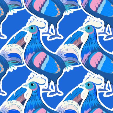 Renksiz çiçek vektör deseni 