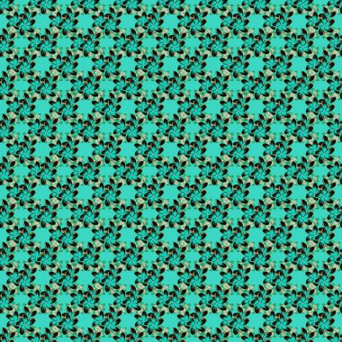 Plumeria çiçekleriyle klasik tarzda enfes bir desen. Mavi ve yeşil renklerde suluboya, kalitesiz Plumeria çiçekleri olan moda baskı. Dekorasyon ve tasarım için güzel vektörsüz desen.