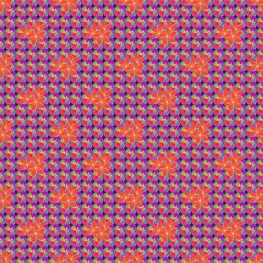 Eski bir çiçek süsü. Soyut klasik dikişsiz desen