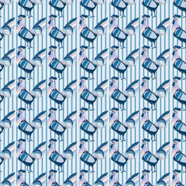 Renksiz çiçek vektör deseni 