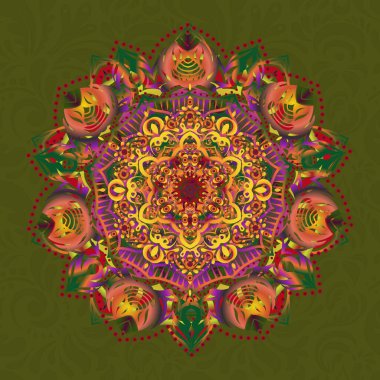 Renksiz çiçek vektör deseni 