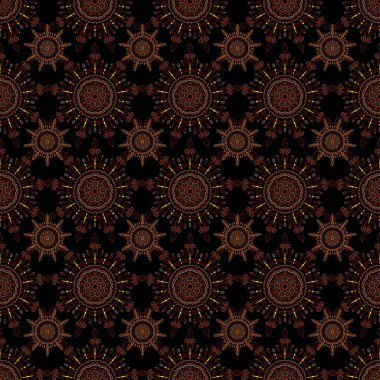 Renksiz çiçek vektör deseni 