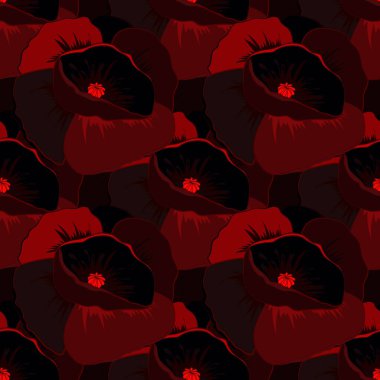 Renksiz çiçek vektör deseni 