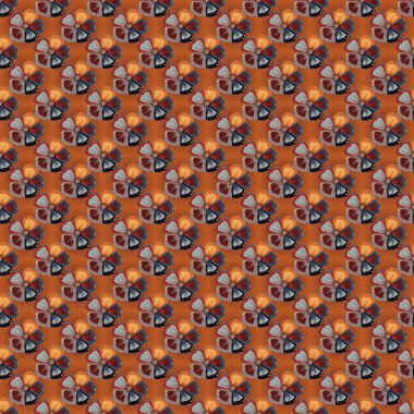 Kozmos çiçeklerinin zarif deseni. Eski tarz moda baskı. Dekorasyon ve tasarım için güzel bir vektör deseni. Kozmos çiçekleri bej, kahverengi ve turuncu renklerde sulu boya deseni.