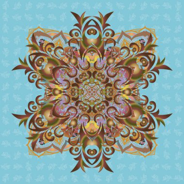 Renksiz çiçek vektör deseni 