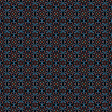 Grafiksel modern model. Kusursuz vektör arkaplanı. Çok renkli dokular. Arap tarzında soyut desen.