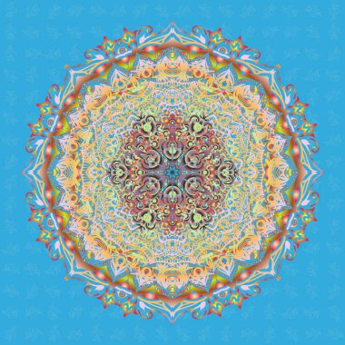 Renksiz çiçek vektör deseni 