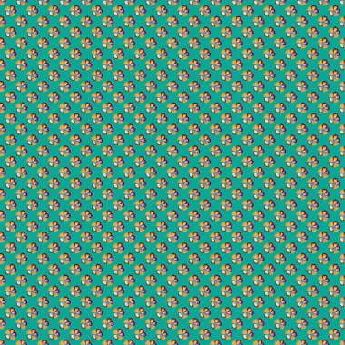 Eski bir çiçek süsü. Soyut klasik dikişsiz desen