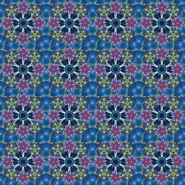 Eski bir çiçek süsü. Soyut klasik dikişsiz desen