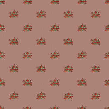 Renksiz çiçek vektör deseni 