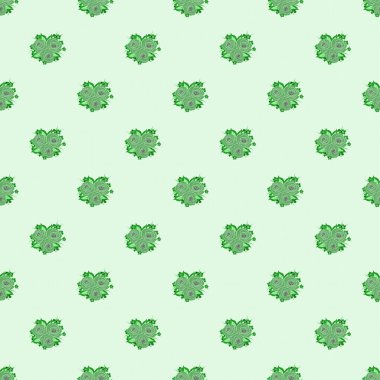 Renksiz çiçek vektör deseni 