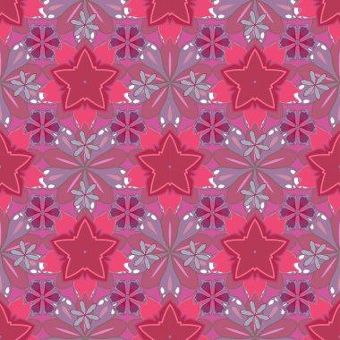 Renksiz çiçek vektör deseni 