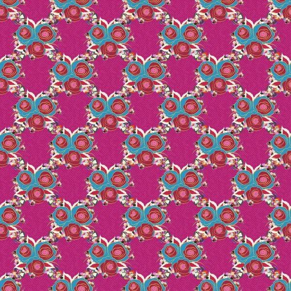 Podzimní Barvy Retro Kolekce Textilního Designu Abstraktní Bezešvý Vzor Ručně — Stockový vektor