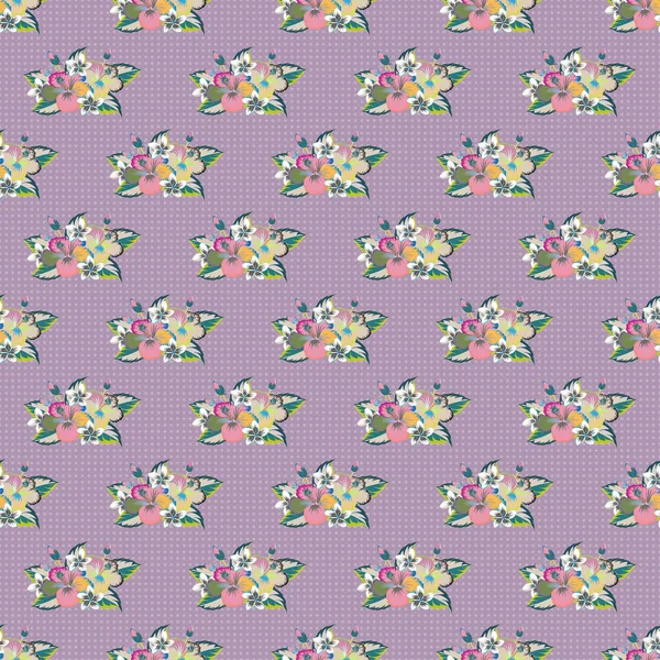 Adorno Floral Vintage Patrón Clásico Abstracto Sin Costura — Vector de stock