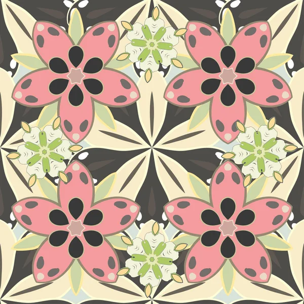Petit Motif Floral Sans Couture Tirage Graphique Matriciel Petites Fleurs — Image vectorielle